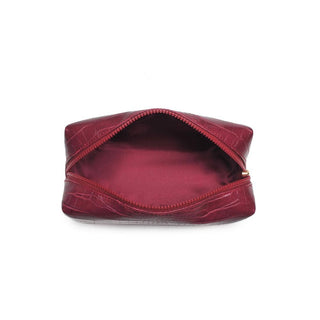 The Chic Croc Pouch in Brown