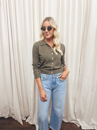 The Collared Button Down Cardigan