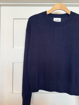 The Paloma Crewneck in Navy
