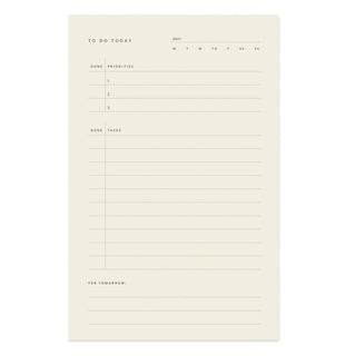 To Do Today Notepad - Olive Street