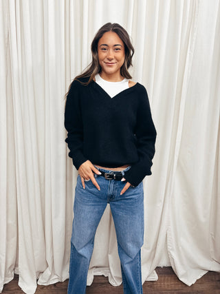 The Double Layer Sweater - Olive Street