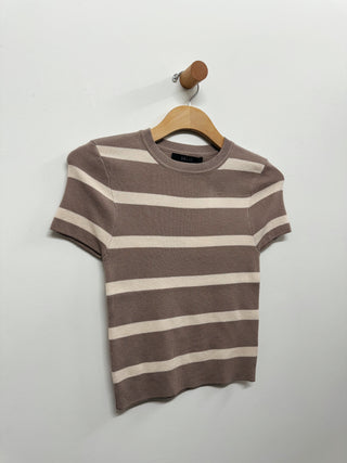 Striped Lightweight Sweater Tee