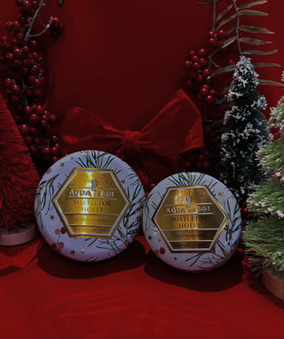 Mistletoe & Holly 9oz Aqua De SOi Tin Candle
