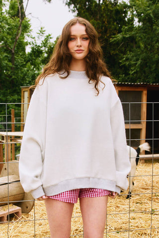 The Reversible Mock Neck Sweatshirt