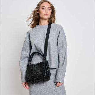 Roxy Woven Double Handle Woven Crossbody