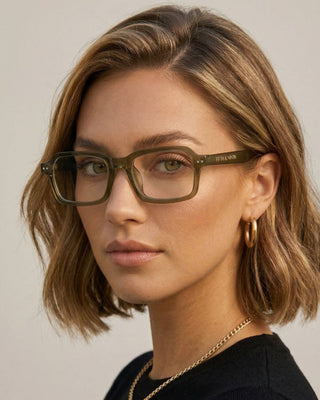 The Rhys Blue Light Glasses in Moss