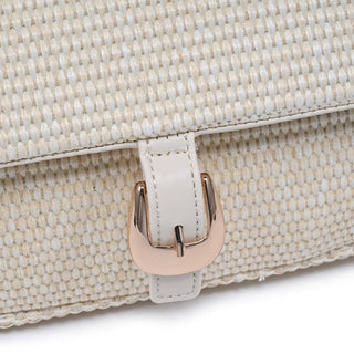 Gloria - Straw Crossbody: Ivory - Olive Street