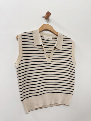 Stripe Knit Vest