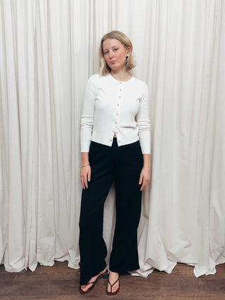 The Valencia Signature Soft Knit Side Stripe Pant - Olive Street