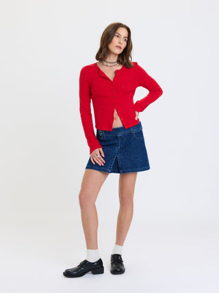 The Stargazer Pointelle Cardigan - Olive Street