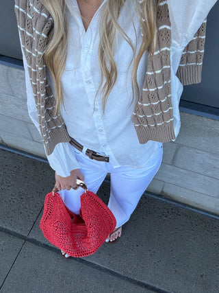 The Sculpted Cuff Button Down - Olive Street