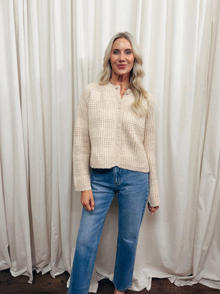 The Jane Cardigan in Oat