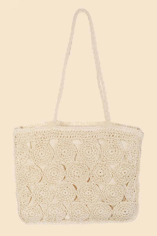The Circle Braided Raffia Tote