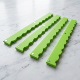 The Mahjong Rack Pusher Add-On in Citrus Green