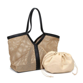 The Mesh Contrast Trim Tote