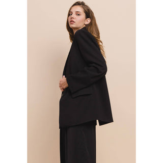 The Relaxed Fit Blazer in Black