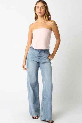 The Nora Tank in Pink - Olive Street