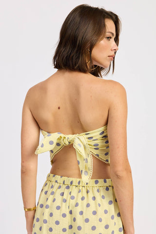 The Polka Dot Scarf Top Set - Olive Street