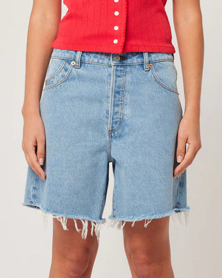 The 90s Relaxed Short in Country Blue - Olive Street