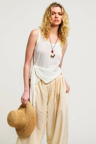 The Alvynne Drape Tissue Tank