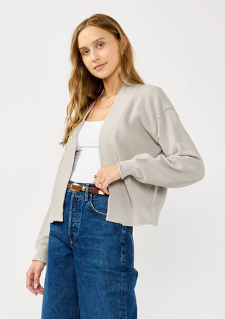 The Cropped Textured Cardigan