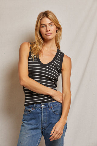 Jordan Rib Stripe U-Neck Tank