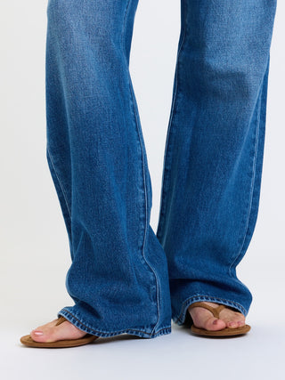 The Mid Rise Relaxed Baggy Jean - Olive Street