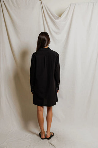 The Felicia Cotton Poplin Button Dress