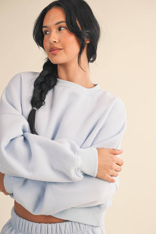 The Cozy Fleece Oversized Crewneck Sweatshirt