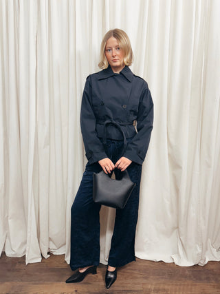 The Satin Jacquard Pant