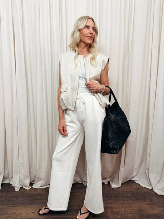 The Soft Structure Wide Leg Pant