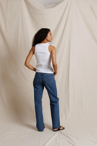 The Daphne Heavy Rib Tank - Olive Street