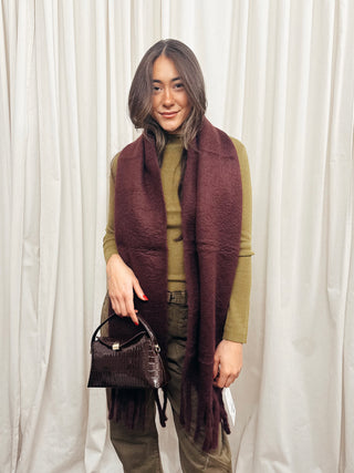 The Fine Knit Ribbed Mock Neck