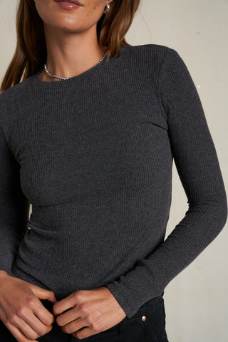 The Jolie Soft Rib Long Sleeve
