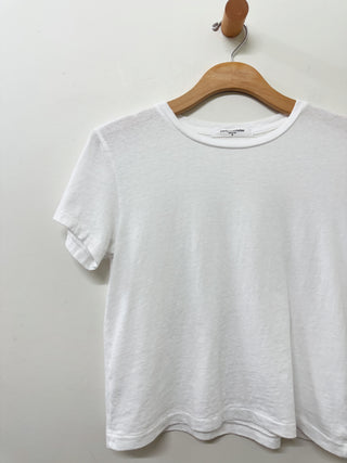 Lisa Recycled Cotton Slim Crew Tee