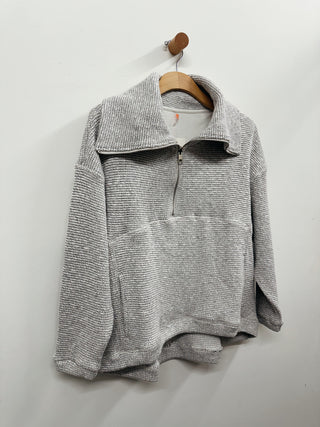 Textured Half Zip