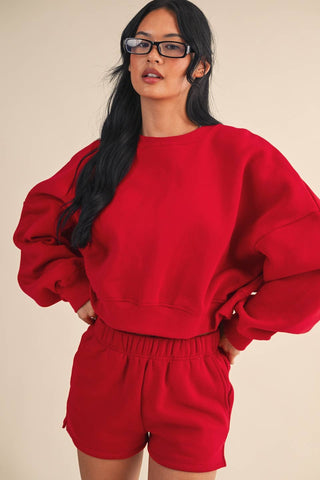 The Cozy Fleece Oversized Crewneck Sweatshirt