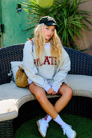 The Pilates & Yoga Reversible Mockneck Sweatshirt