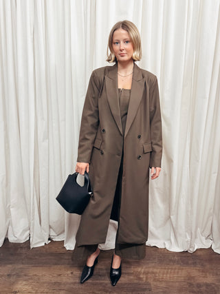 The Structured Long Blazer