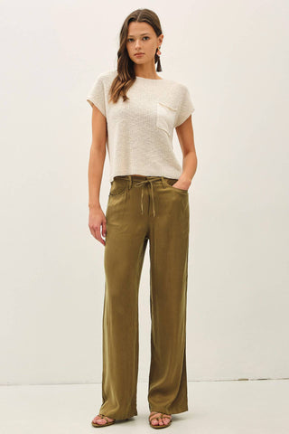The Air-Washed Wide Leg Pant