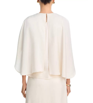 The Fiona Cape Satin Top