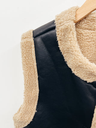 Faux Shearling Vest