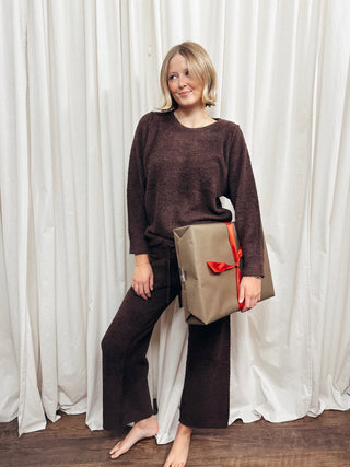 The Marshmallow Reverse Seam Bracelet Lounge Set