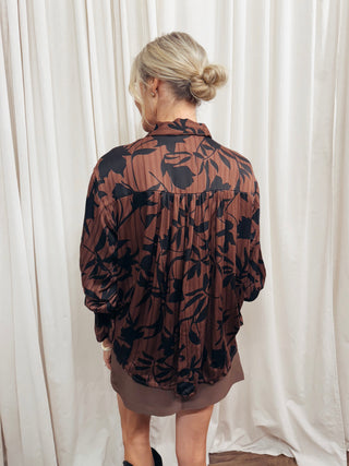 Printed Foliage Blouse