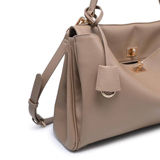 Keaton Satchel: Taupe - Olive Street