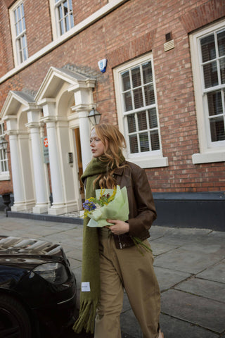 The Reykjavik Scarf in Green