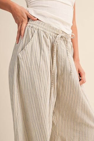 The Striped Balloon Pant - Olive Street