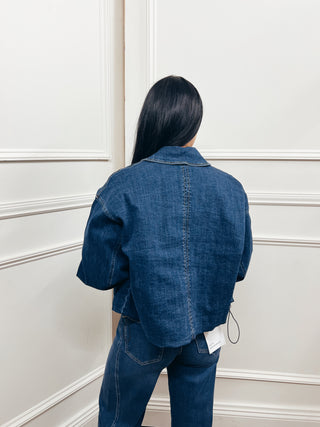 Bomber Denim Jacket