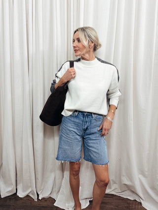 Colorblock Turtleneck