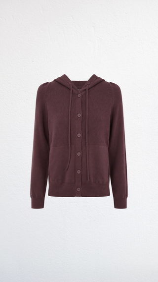 The Super Soft Hooded Button Cardigan